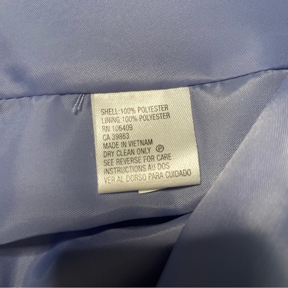 Tahari periwinkle fitted blazer - Picture 5 of 8